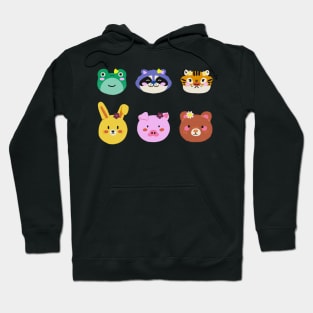 Happy Animal Sticker Pack Hoodie